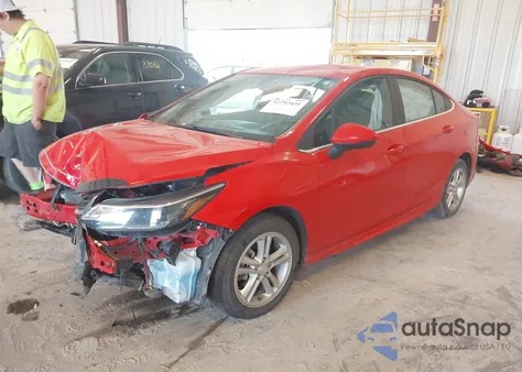 2017 Chevrolet Cruze Lt Auto из США, поврежденный, VIN 1G1BE5SM2H7153000
